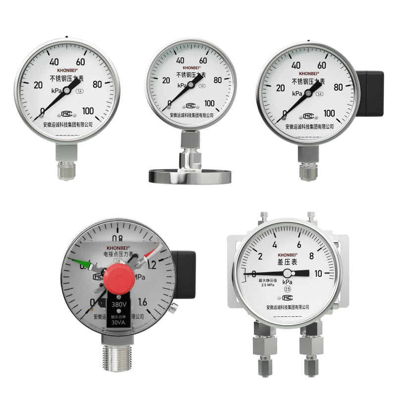 不銹鋼壓力表系列